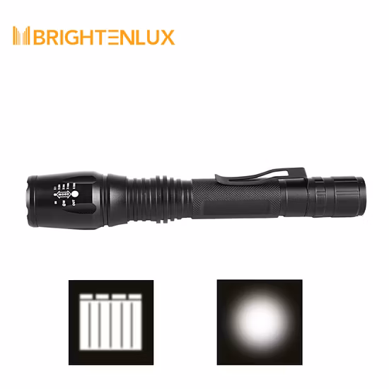 Goldmore 1200 Lumen USB LED Taktische Taschenlampe für wiederaufladbare zoombare LED-Taschenlampe